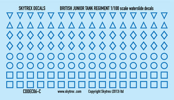 British Tank Markings - Blue